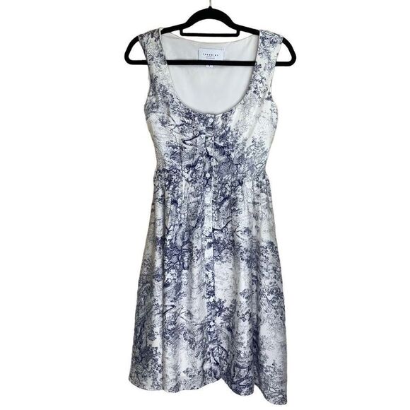 Rochelle Behrens The Shirt Blue Stephanie Dress Size S - Picture 1 of 9